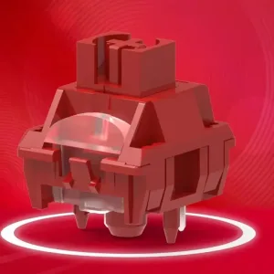 TTC Flame Red V2 Switch Mechanical Keyboard Linear Switch Extended Dust Proof Axis 5pin 45g HIFI 24mm Quick Trigger For Gaming