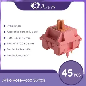 Akko V3 Pro Switches Tactile / Linear Switch for Mechanical Keyboard 45Pcs Pack Replaceable Outemu Gateron Cherry MX Keyswitch 2 kf Sad767436a0154763aad0438953f82482m