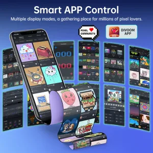 Divoom Times Gate Pixel Art Setup Clock With Smart App Control RGB LED Display Home Desktop Decor Birthday Gift Pixel 컴퓨터 스피커 3 kf Sb33ac9a0b06440ccbd176bd3257af18cX