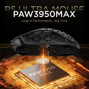 ATTACK SHARK R5 Ultra Carbon Fiber Wireless Gaming Mouse, PixArt PAW3950MAX Gaming Sensor, 42000DPI, 8000Hz, MCU Nordic 52840 4 kf Se759465e745f467cb73663b25b64883ct